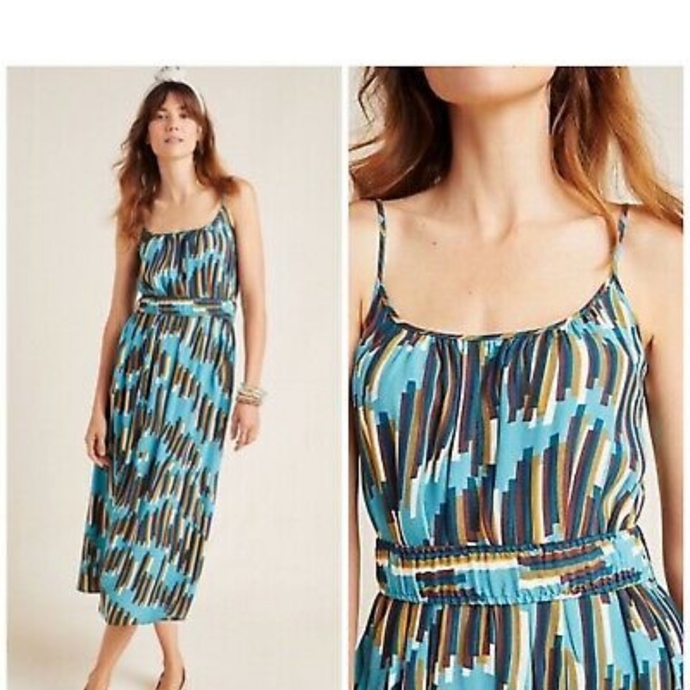 Corey Lynn calter carreaux midi dress